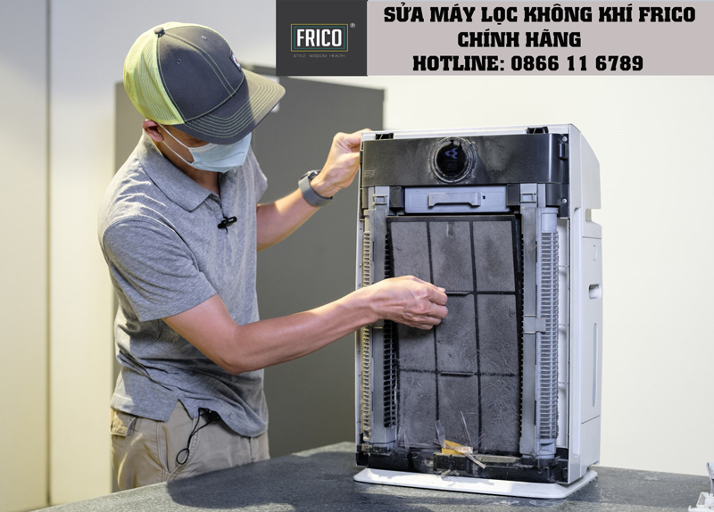 Dịch vụ sửa máy lọc không khí Frico uy tín tận tâm linh kiện chính hãng Frico