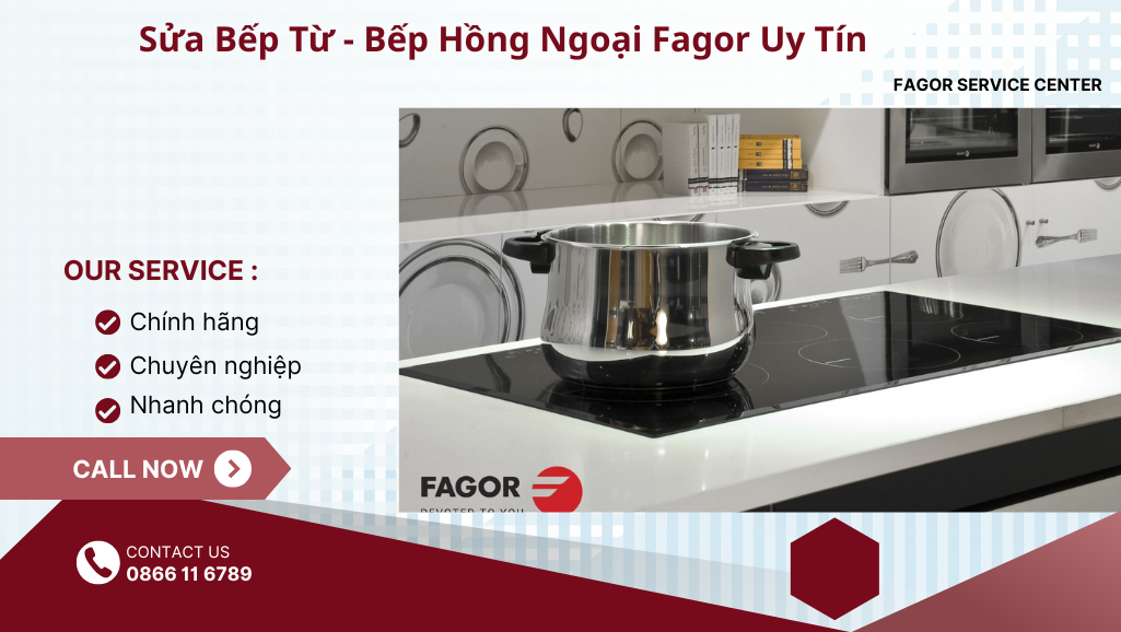 Bảo hành sửa chữa bếp từ hồng ngoại fagor