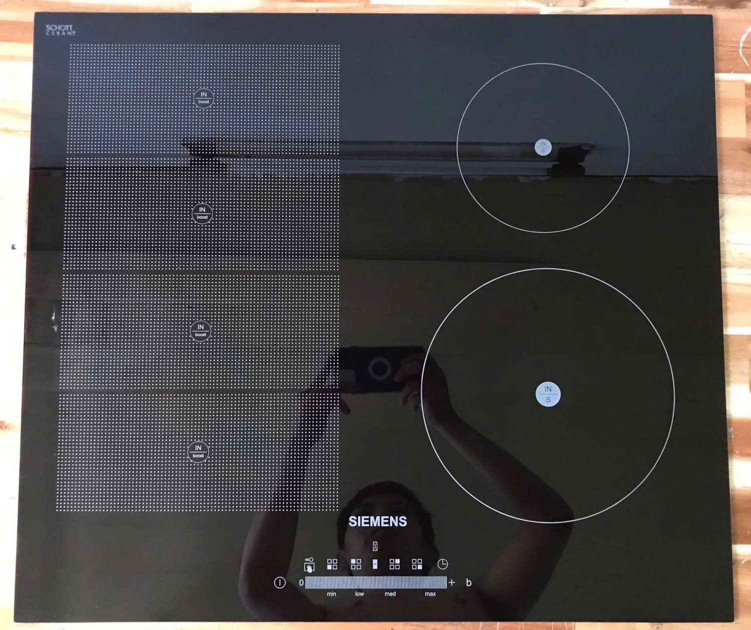 Mặt kính bếp điện từ Siemens chính hãng