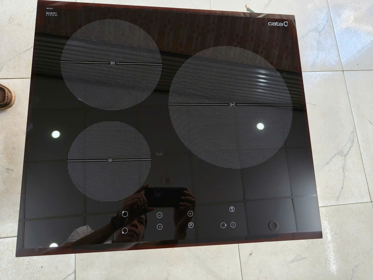 Mặt kính bếp điện từ chính hãng đúng mã